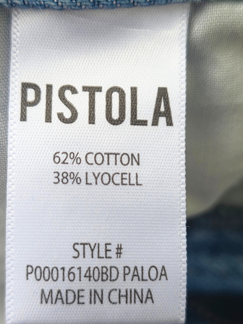 PISTOLA‎ Dalia High Rise Wide Leg Trouser Jeans Palo Alto Light Wash, Size 28 - Picture 13 of 14
